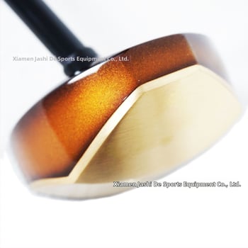 Jiashide park golfová palica – hlava z javora, meď a uhlíkové vlákno, rúčka z uhlíka, 860 mm, Regular, tmavohnedá, prispôsobiteľná