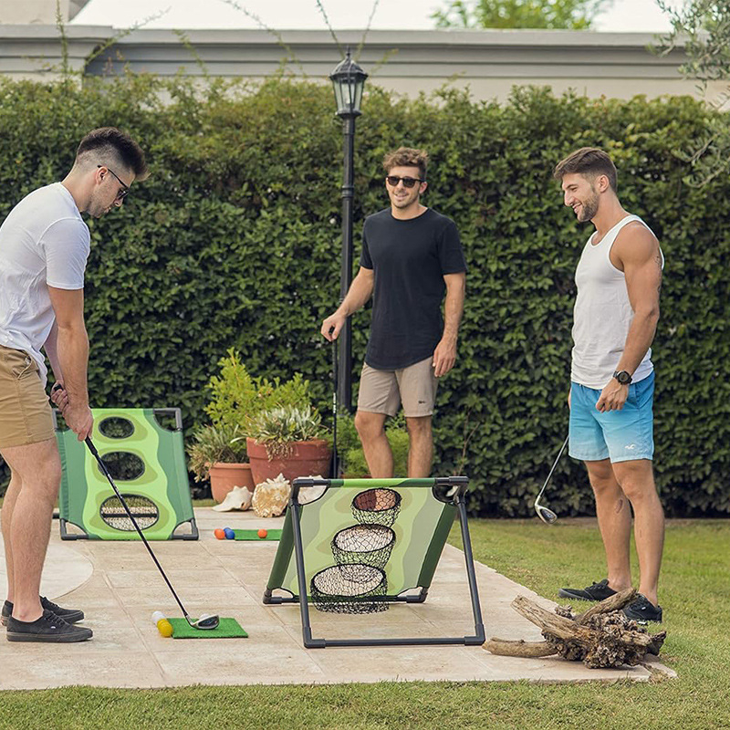 Dječja mreža za golf trening — sklopiva i prijenosna mreža za ciljanje lopti i golf palicu