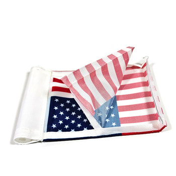 Golf zastavica s dizajnom američke zastave, dvostrano tiskano, veličina 22 × 15 cm
