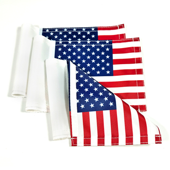 Golf zastavica s dizajnom američke zastave, dvostrano tiskano, veličina 22 × 15 cm