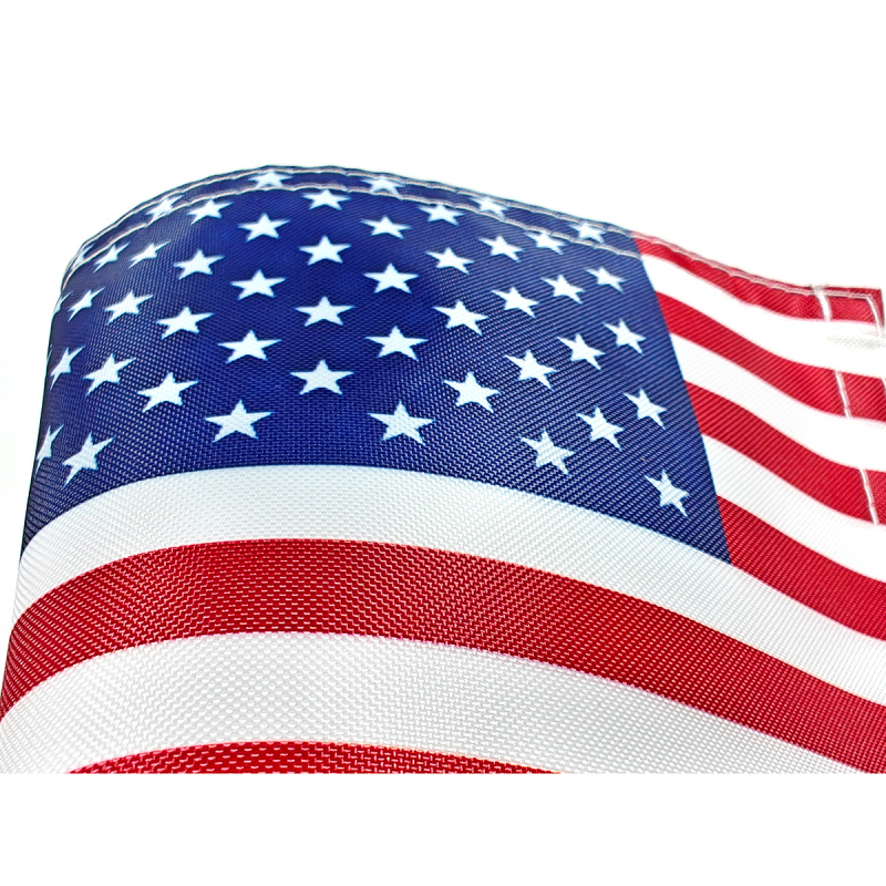 Golf zastavica s dizajnom američke zastave, dvostrano tiskano, veličina 22 × 15 cm
