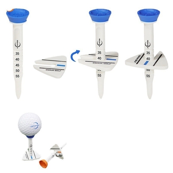 Gumeni golf teevi, podesiva visina, otisak logotipa, na skladištu
