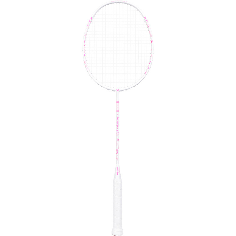 Raketa za badminton od karbonskih vlakana, prilagođena za singl i dvojice, ofenzivnog tipa, izdržljiva za profesionalna natjecanja.