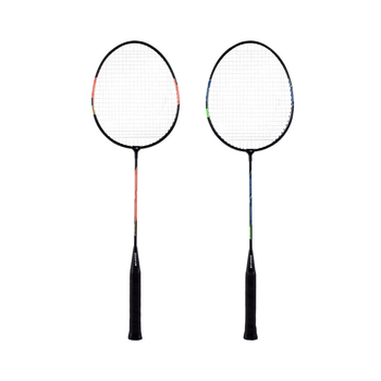 Badminton raketa od željezne legure, dvostruki paket za odrasle početnike, ofenzivni stil, All-in-One KS273