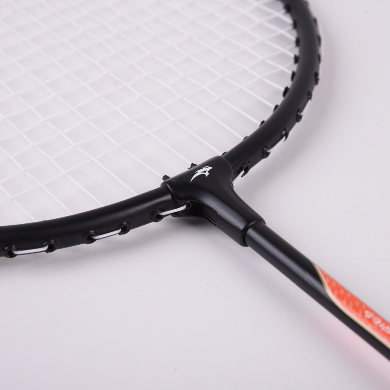 Badminton raketa od željezne legure, dvostruki paket za odrasle početnike, ofenzivni stil, All-in-One KS273