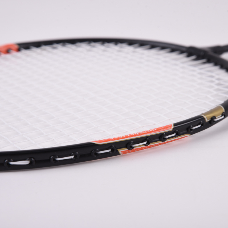 Badminton raketa od željezne legure, dvostruki paket za odrasle početnike, ofenzivni stil, All-in-One KS273