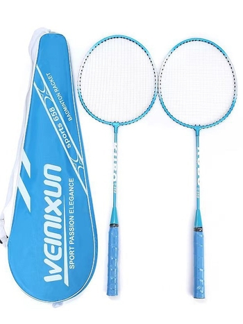 Raketa za badminton za odrasle i djecu — izdržljiva, visoke elastičnosti, trening raketa za obitelj