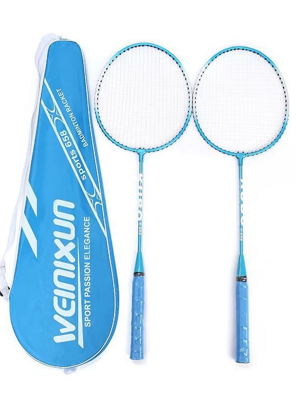 Raketa za badminton za odrasle i djecu — izdržljiva, visoke elastičnosti, trening raketa za obitelj