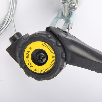 Plastični palčani mjenjač za bicikl s kabelskim kočnicama i regulatorom brzine za MTB