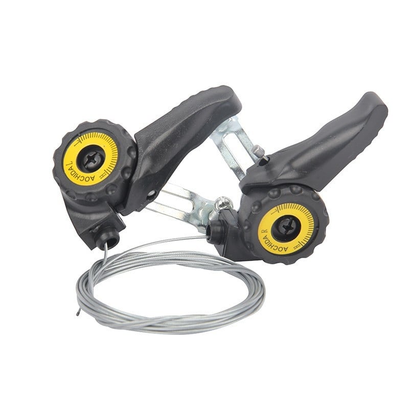 Plastični palčani mjenjač za bicikl s kabelskim kočnicama i regulatorom brzine za MTB