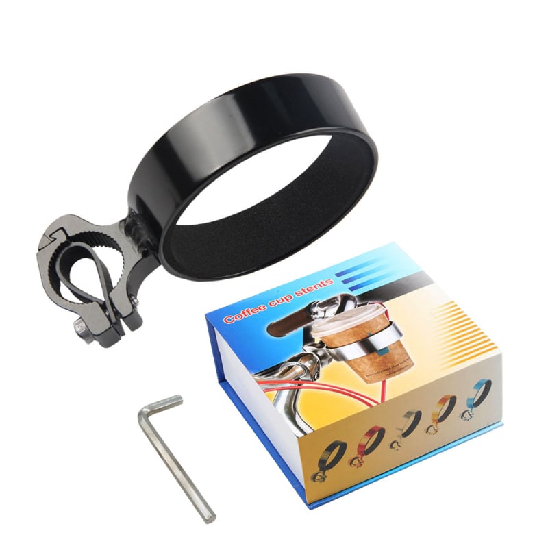 Držač za šalice za bicikl od aluminijske legure — držač za šalice kave i čaja, držač bočice vode i čaše za pivo, s mogućnošću prilagođenog logotipa