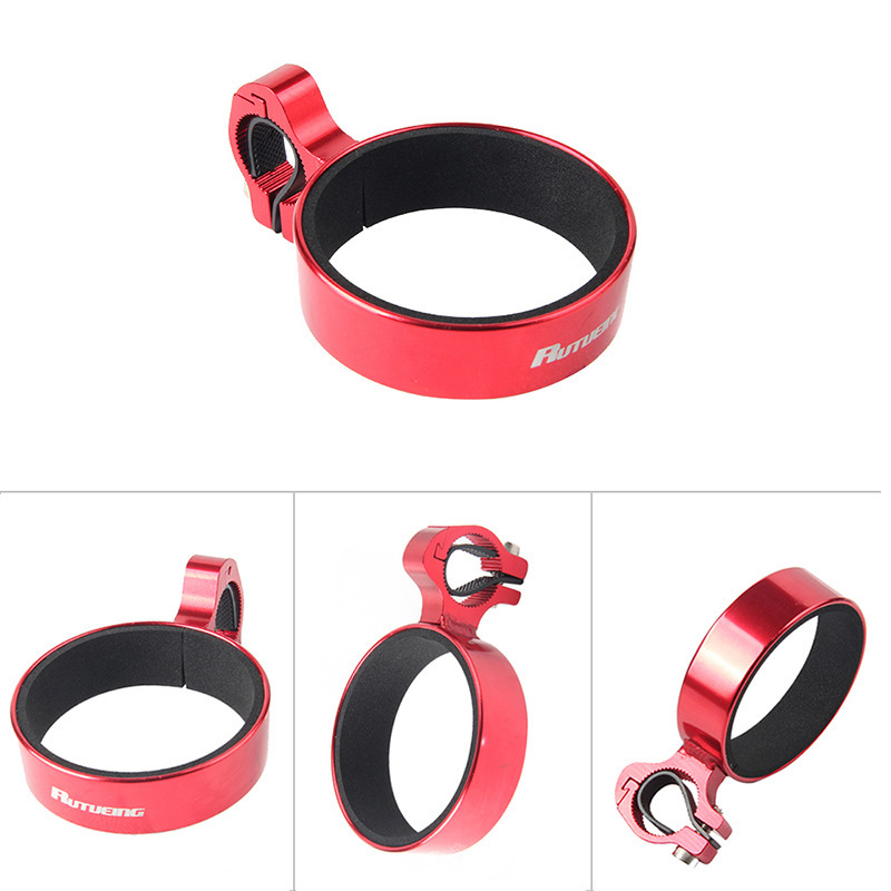 Držač za šalice za bicikl od aluminijske legure — držač za šalice kave i čaja, držač bočice vode i čaše za pivo, s mogućnošću prilagođenog logotipa