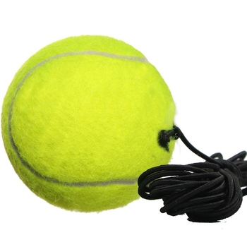 Izdrživi tenis trenirač za početnike — samostalni trening uz elastičnu užad za odskok i masažnu lopticu