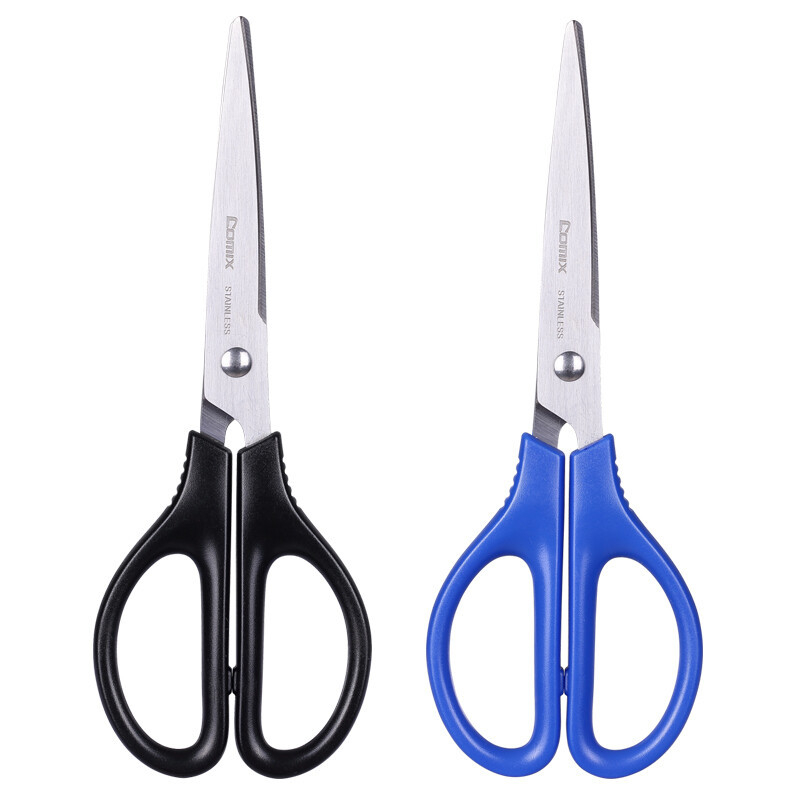 Qixin B2715 škarice za ured, školu i kućnu upotrebu, 170 mm, nehrđajući čelik, PP držak, ručna izrada