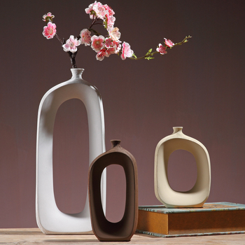 Set od tri keramičke vaze – skandinavski dekor, moderni minimalistički stil