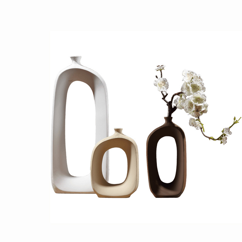 Set od tri keramičke vaze – skandinavski dekor, moderni minimalistički stil