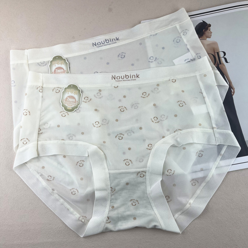 Ženske gaćice s nude osjetom, prozračna mrežasta tkanina, otisak cvijeća s mašnicom, srednji pojas, Plus veličina