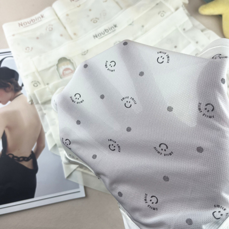 Ženske gaćice s nude osjetom, prozračna mrežasta tkanina, otisak cvijeća s mašnicom, srednji pojas, Plus veličina