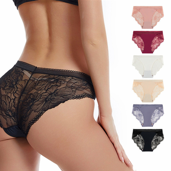 Seksi besprijekorne gaćice od ice silk s čipkastim detaljima, srednji pojas, prozračne, s pamukom uložkom