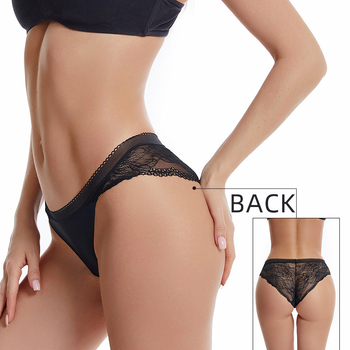 Seksi besprijekorne gaćice od ice silk s čipkastim detaljima, srednji pojas, prozračne, s pamukom uložkom