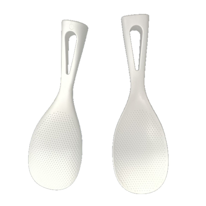 Lingură pentru orez cu mâner lung, din plastic alimentar, pentru orezator – antiaderent, protejează oala