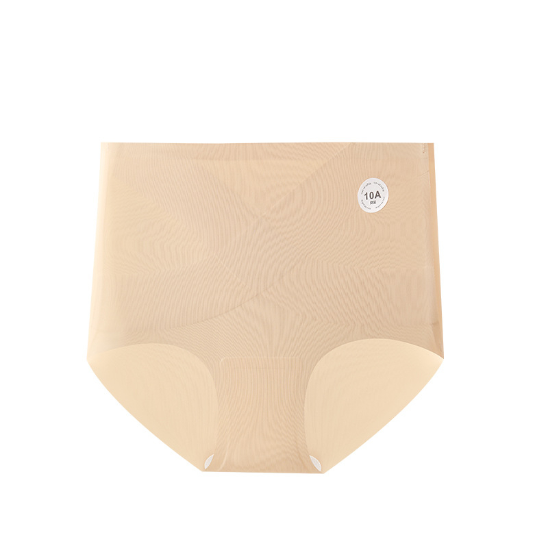 Individulno pakirane bezšivne ženske gaćice s visokim strukom za podizanje stražnjice i oblikovanje trbuha, Ice Silk, plus veličina, sportski briefs