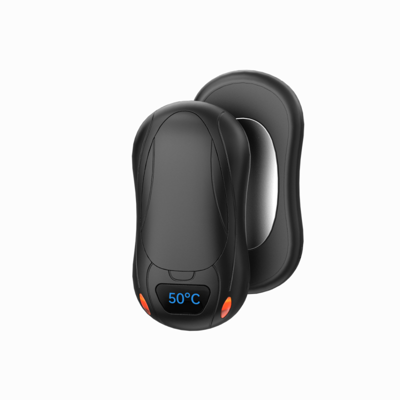 2025 Magnetski odvojivi dvostruki grijač za ruke s mini digitalnim zaslonom, USB punjenje