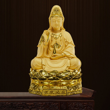 Guanyin figura od smole, kineskog stila, kućni dekor, pogodna za useljenje i otvaranje trgovine
