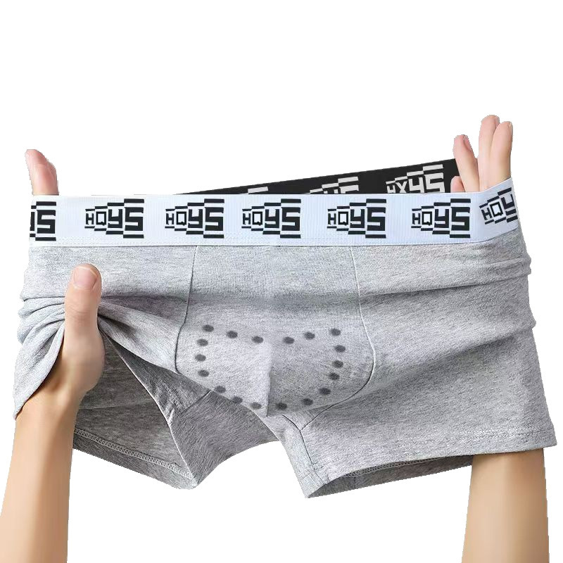 Muške gaćice boxerice od pamuka 90–95%, antibakterijske, prozračne, srednji pojas, jednobojne