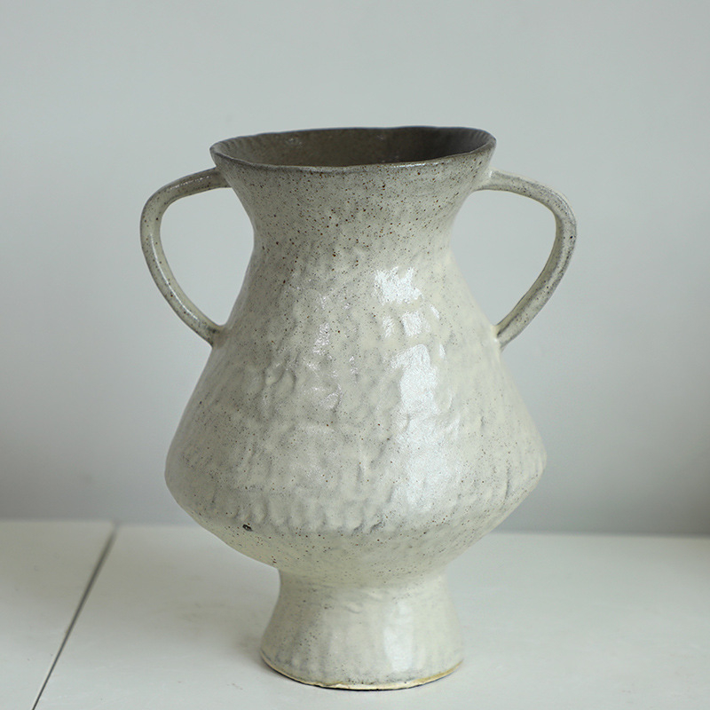 Keramička vaza u japanskom stilu Wabi-Sabi, Jingdezhen keramika, dekorativno posuđe za unutarnje uređenje, retro dekoracija za gostinjske objekte i hotele