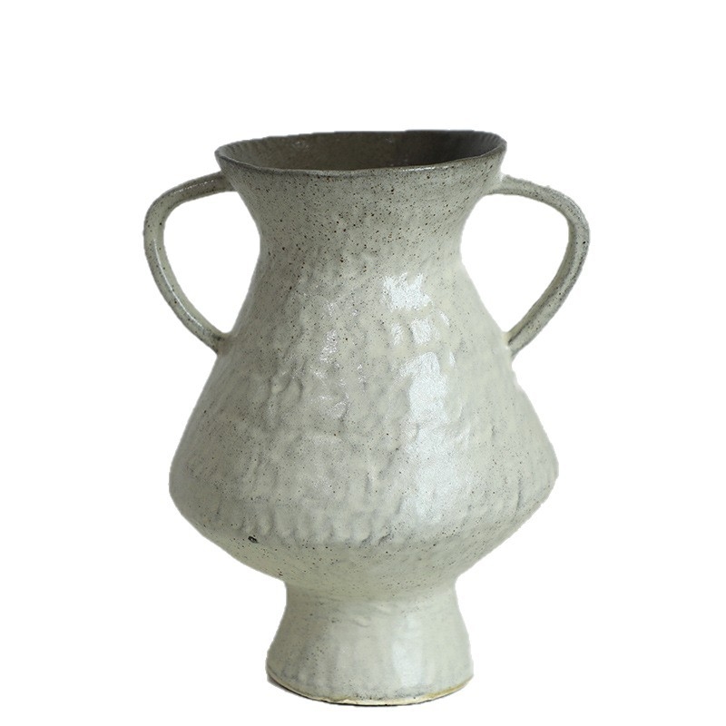 Keramička vaza u japanskom stilu Wabi-Sabi, Jingdezhen keramika, dekorativno posuđe za unutarnje uređenje, retro dekoracija za gostinjske objekte i hotele