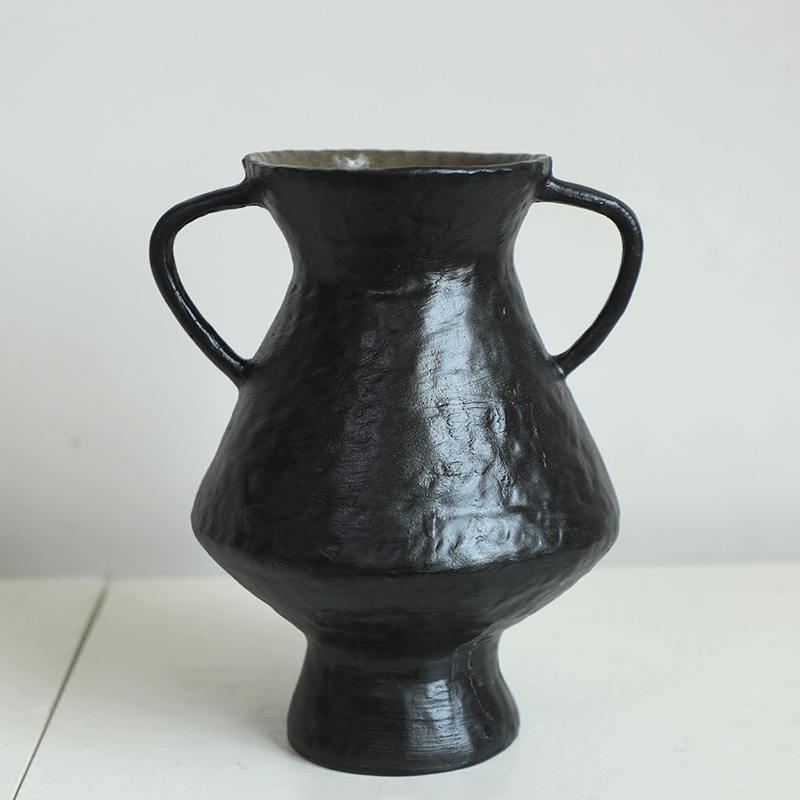 Keramička vaza u japanskom stilu Wabi-Sabi, Jingdezhen keramika, dekorativno posuđe za unutarnje uređenje, retro dekoracija za gostinjske objekte i hotele