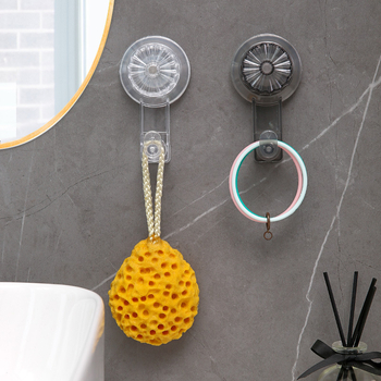 Κρεμάστρα με βεντούζα για κουζίνα και μπάνιο, χωρίς τρύπες, χωρίς ραφές, περιστρεφόμενη, ισχυρή πρόσφυση, φορτίο στην πόρτα του μπάνιου