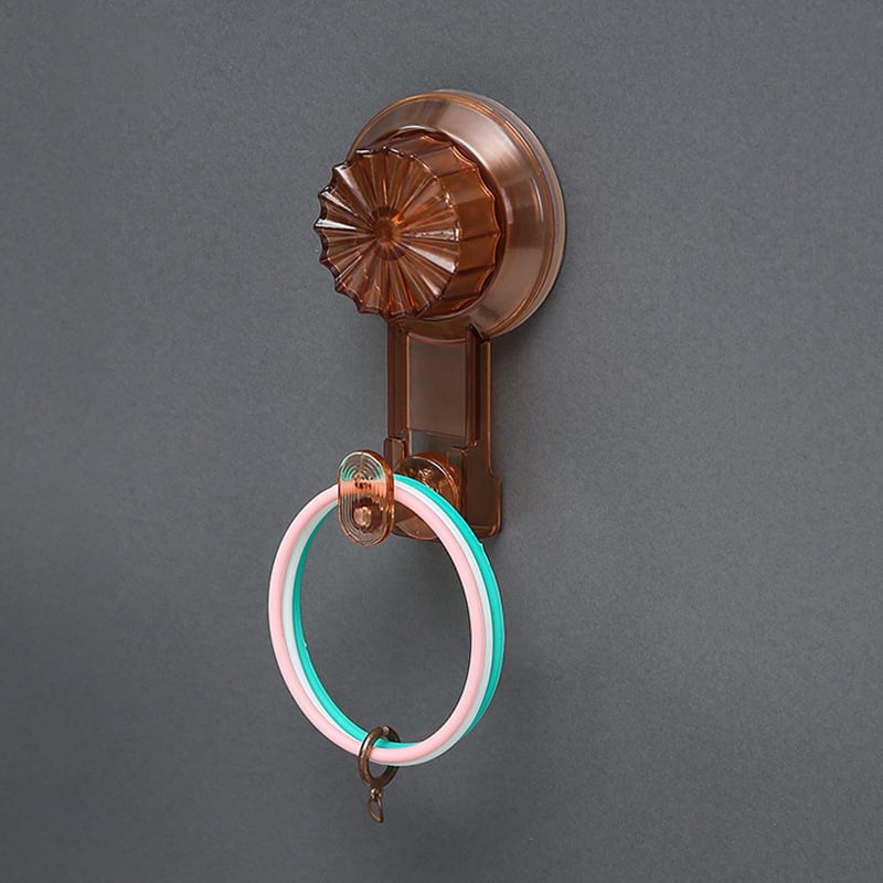 Κρεμάστρα με βεντούζα για κουζίνα και μπάνιο, χωρίς τρύπες, χωρίς ραφές, περιστρεφόμενη, ισχυρή πρόσφυση, φορτίο στην πόρτα του μπάνιου