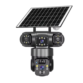 QL19 Panoramska 360° bežična inteligentna solarna kamera s trostrukim gledanjem (Wi‑Fi/4G)