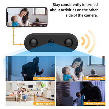 Leying XD-F Unutarnja pametna sigurnosna kamera s nadzornim monitorom za bebu, 1080p, Wi-Fi upravljanje putem aplikacije, noćni pregled, obavijesti o alarmu