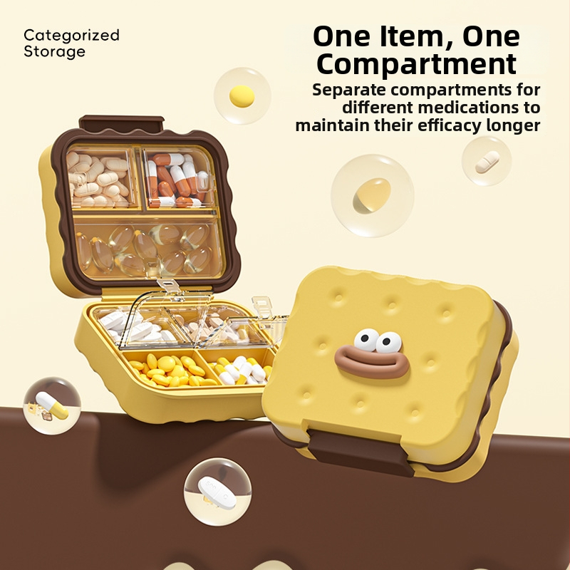 Prijenosni organizator tableta za sedam dana, kompaktna putna kutija za lijekove velikog kapaciteta