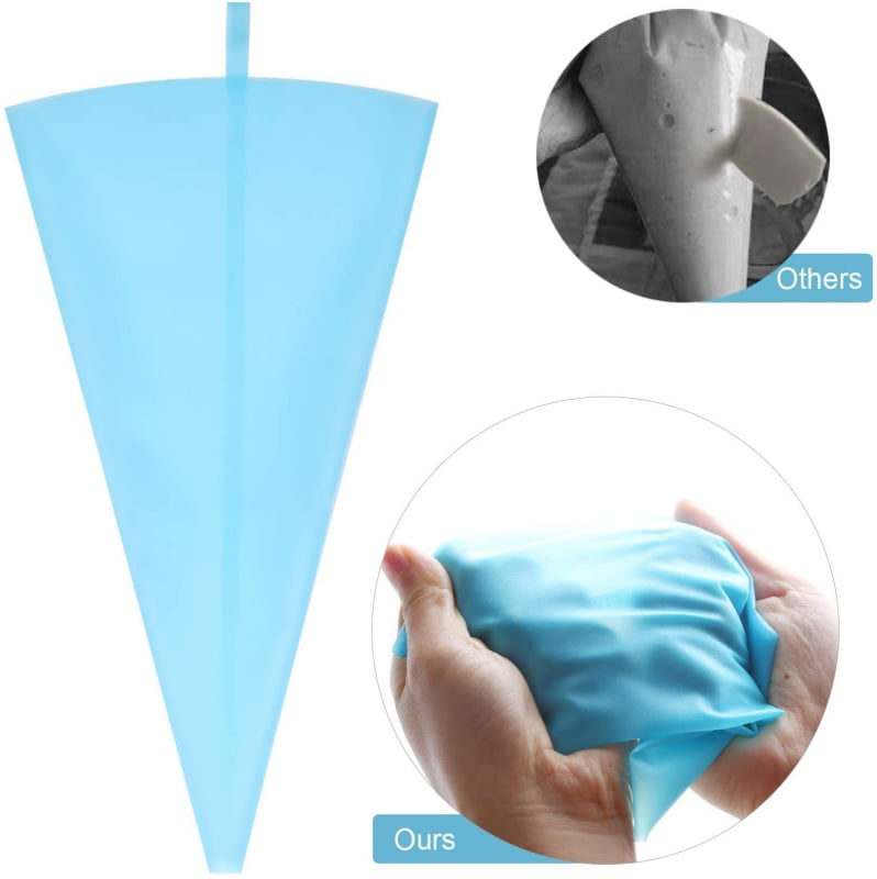 Set de 16 pungi pentru decorarea prăjiturilor, reutilizabile