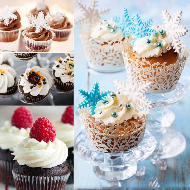 Set de 16 pungi pentru decorarea prăjiturilor, reutilizabile