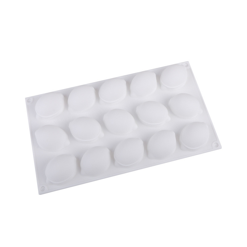 Set od 15 silikonskih kalupa za mousse od limuna i voća, za pečenje, kalupi za fondant i chiffon tortu