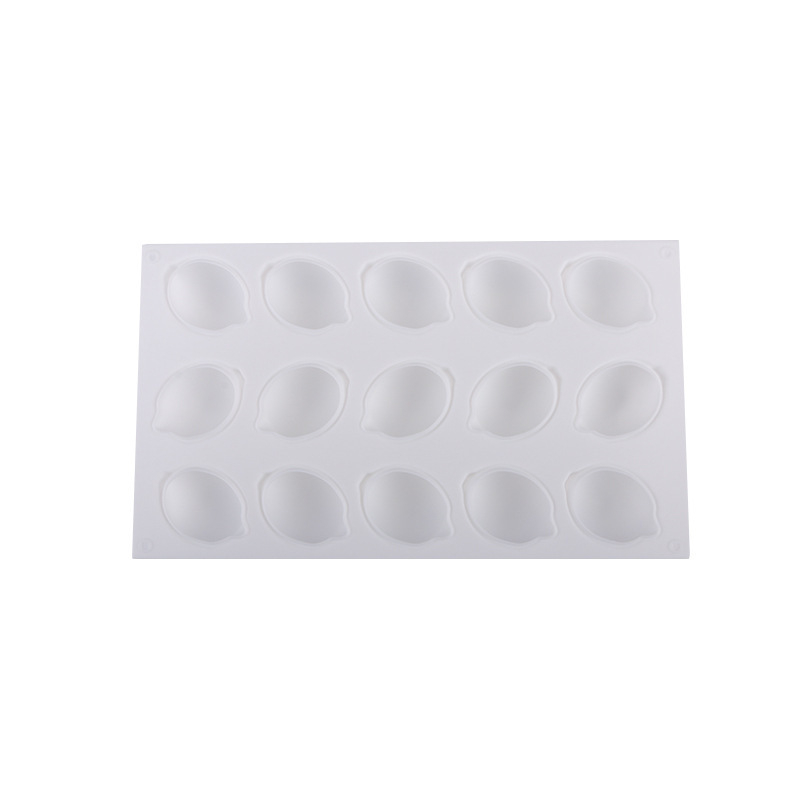Set od 15 silikonskih kalupa za mousse od limuna i voća, za pečenje, kalupi za fondant i chiffon tortu