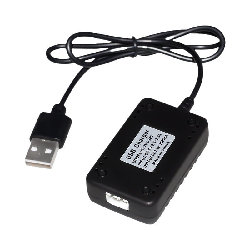 Punjač za litijeve baterije 7,4V, 2S, balansirano punjenje, izlaz 2A, zaštita i indikator, USB napajanje