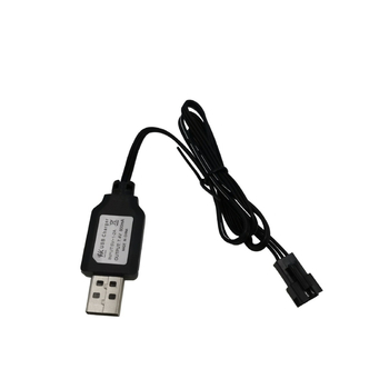 USB kabel za punjenje Li baterije RC automobila 7,4V, SM-3P priključak, zaštita i indikator