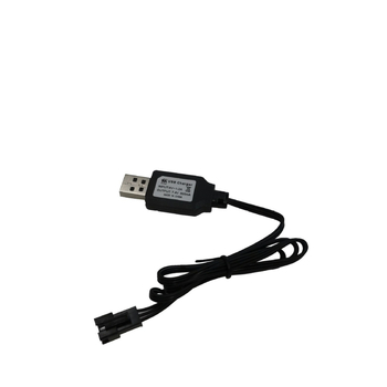 USB kabel za punjenje Li baterije RC automobila 7,4V, SM-3P priključak, zaštita i indikator