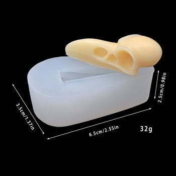 Silikonska forma u obliku kljuna vrane za pečenje, fondant, sapun, svijeće