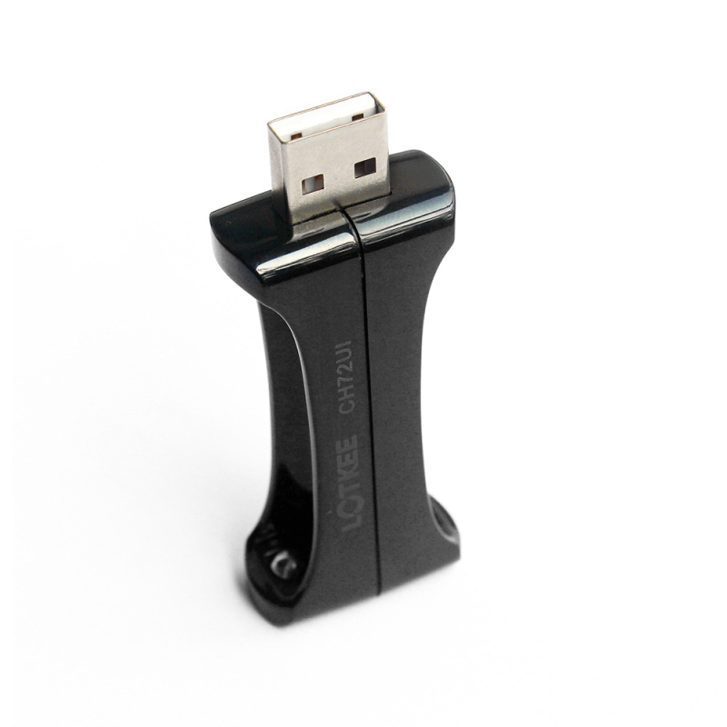 LOTKEE Punjač baterija, USB napajanje, 2 pretinca za AAA litijske baterije