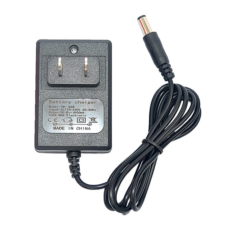6V 800mA europski standard za olovno-kiselinske baterije – univerzalni adapter