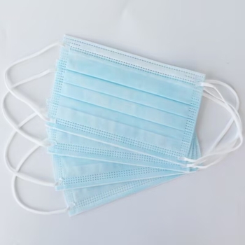 Haishi Hainuo 10-pack ιατρικές χειρουργικές μάσκες για ενήλικες, μιας χρήσης, τριών στρωμάτων, αναπνεύσιμες
