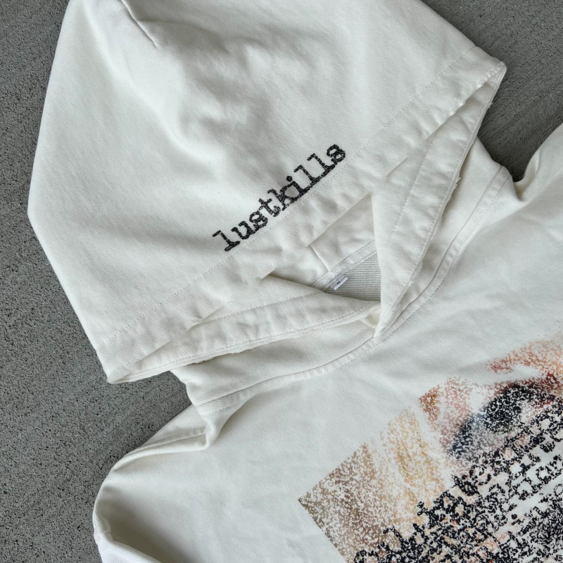 Ženski hoodie s tamnim otiskom, dugi rukav, ležernog kroja, retro streetwear Y2K, anime uzorak, poliester