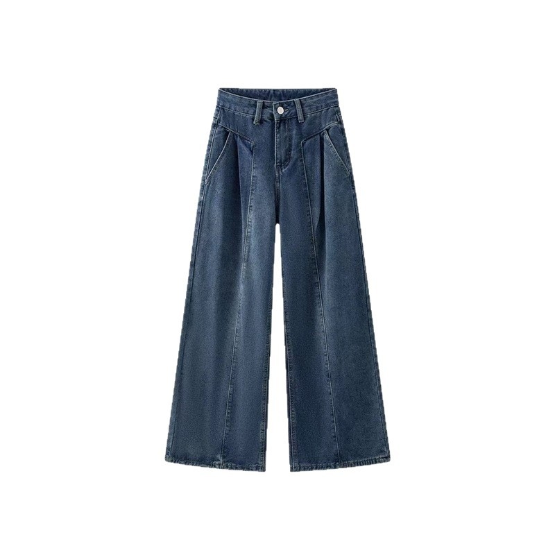 Ženske hlače s ravnim krojem, vintage stil, plus veličina, visok pojas, širok kroj, kruškasta silueta, široke nogavice